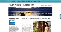 Desktop Screenshot of cabana-cebu.com